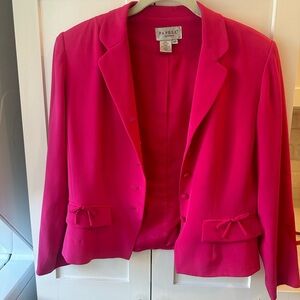Papell hot pink blazer